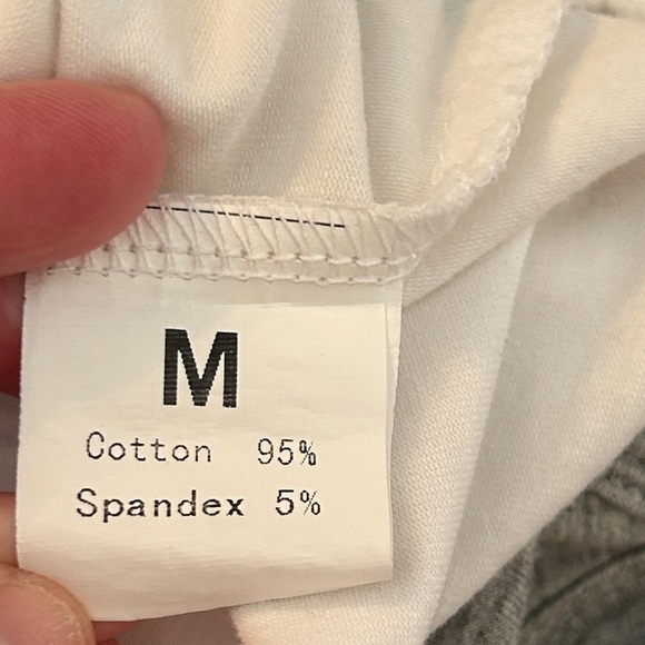 Women's Gray, White, and Black Camisole Tops, size M - Picture 8 of 9